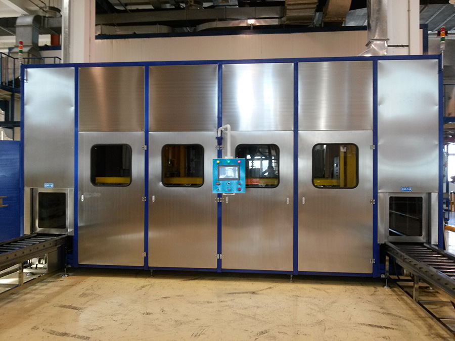 全自動(dòng)龍門式超聲波清洗烘干設(shè)備