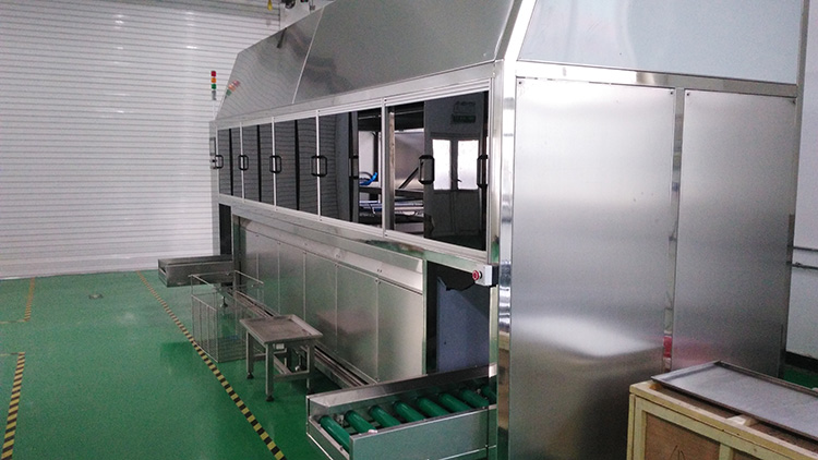 全自動(dòng)多構(gòu)同步超聲波清洗烘干設(shè)備